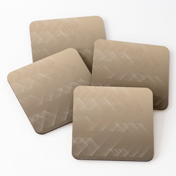 Item preview, Dynamic Chevron Drift – Modern Geometric Arrow Ombre Pattern | Brown designed and sold by Frohyou.