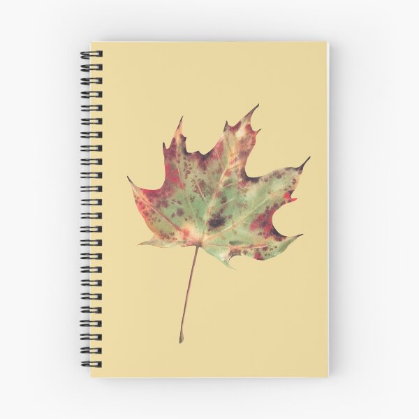 Item preview, Autumn maple leaf green, yellow, red and golden coloured. Watercolor painting designed and sold by BartolArt.