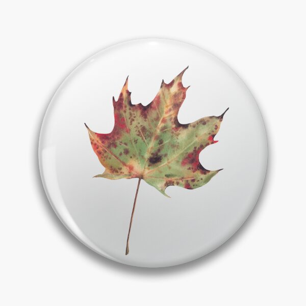 Item preview, Autumn maple leaf green, yellow, red and golden coloured. Watercolor painting designed and sold by BartolArt.