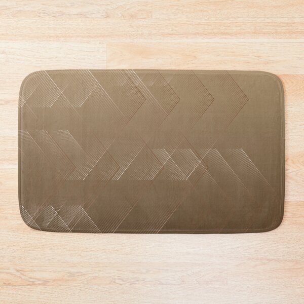 Item preview, Dynamic Chevron Drift – Modern Geometric Arrow Ombre Pattern | Brown designed and sold by Frohyou.