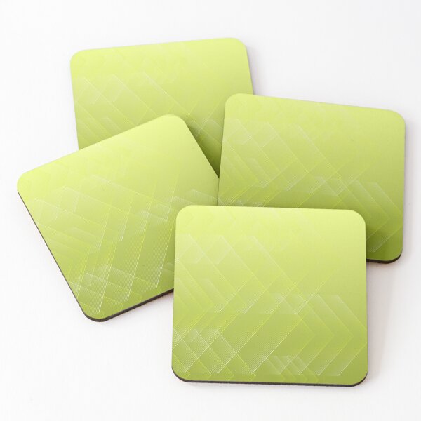 Item preview, Dynamic Chevron Drift – Modern Geometric Arrow Ombre Pattern | Chartreuse designed and sold by Frohyou.