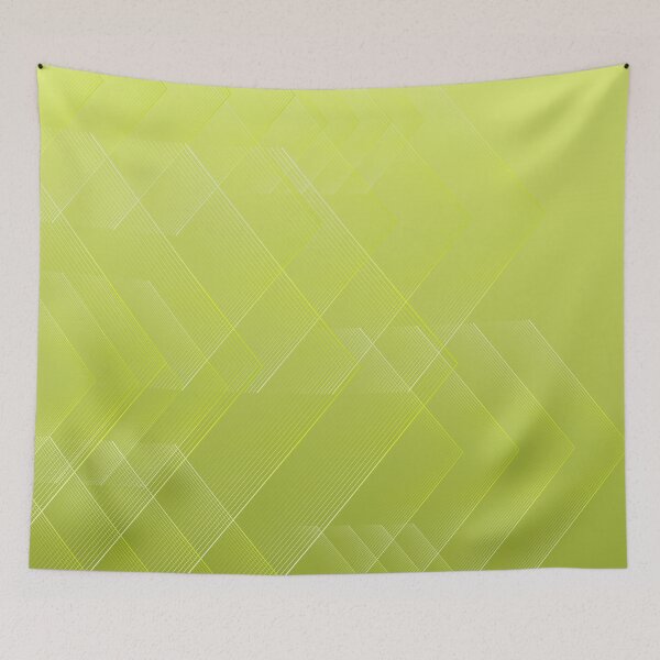 Item preview, Dynamic Chevron Drift – Modern Geometric Arrow Ombre Pattern | Chartreuse designed and sold by Frohyou.