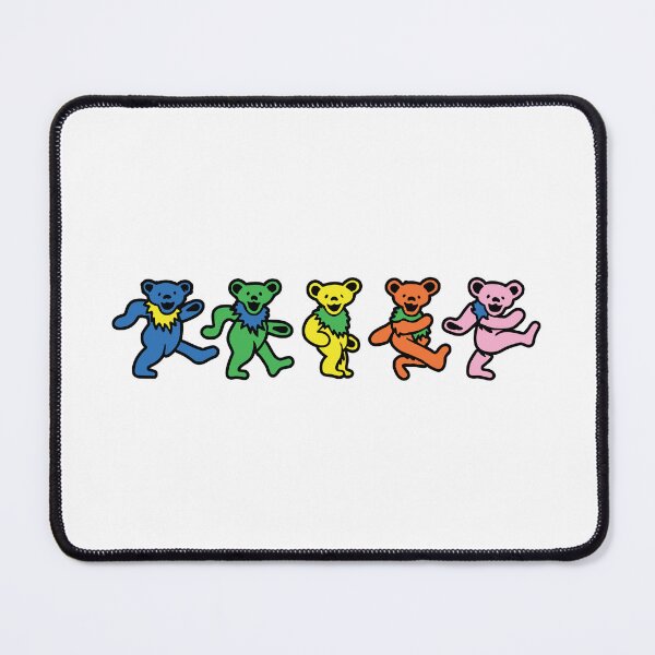 Item preview, Grateful Dead Dancing Bears Rainbow Colors Classic Rock designed and sold by anierladsas.