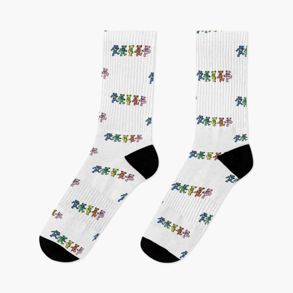 Artikelvorschau, Grateful Dead Dancing Bears Rainbow Colors Classic Rock entworfen und verkauft von anierladsas.