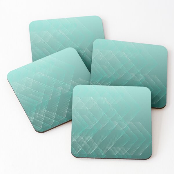Item preview, Dynamic Chevron Drift – Modern Geometric Arrow Ombre Pattern | Teal designed and sold by Frohyou.