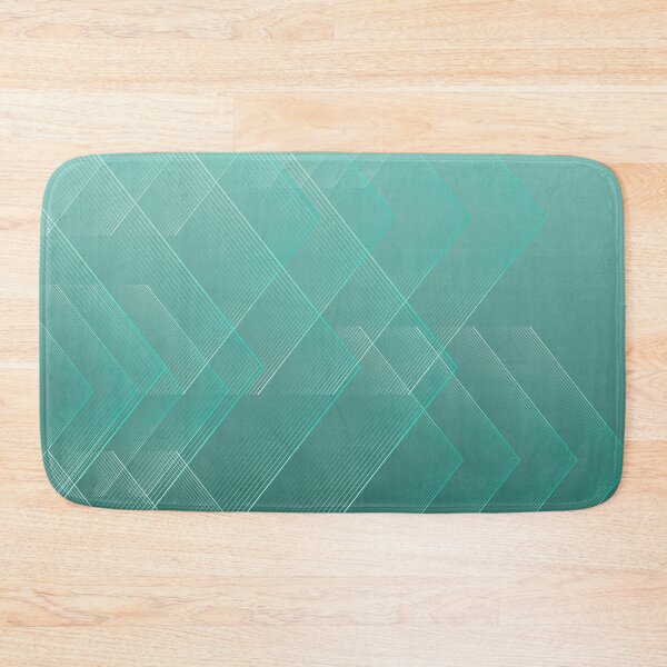 Item preview, Dynamic Chevron Drift – Modern Geometric Arrow Ombre Pattern | Teal designed and sold by Frohyou.