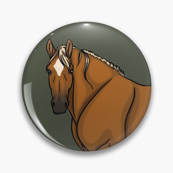 Item preview, Flaxen Lemon Chestnut Suffolk Punch designed and sold by Old Water Cryptid .