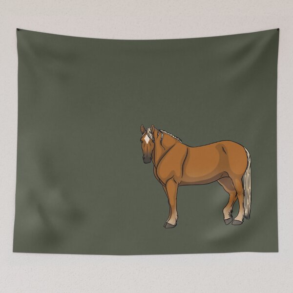 Item preview, Flaxen Lemon Chestnut Suffolk Punch designed and sold by Old Water Cryptid .