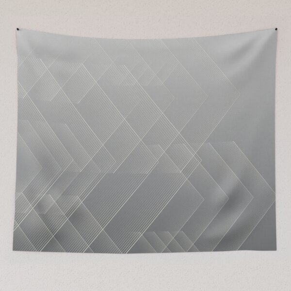 Item preview, Dynamic Chevron Drift – Modern Geometric Arrow Ombre Pattern | Gray designed and sold by Frohyou.