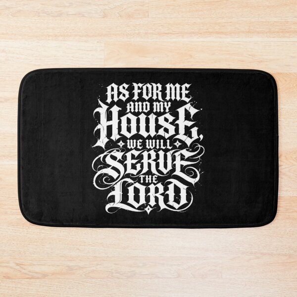 Item preview, As For Me And My House Joshua 24:15 Christian Tee designed and sold by PureGritFaith.