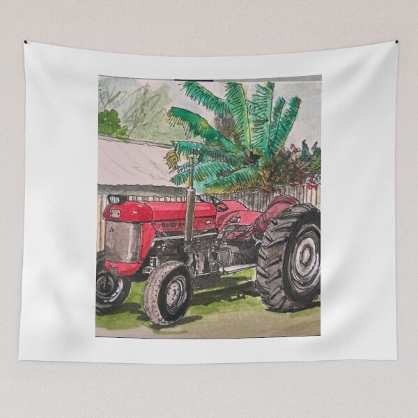 Aperçu de l'œuvre Whiteof Farm Tractor Life Agriculture créée et vendue par jefferyskinn.