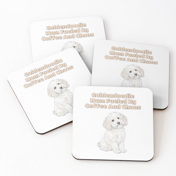 Item preview, Goldendoodle Mom Coffee Chaos Funny Saying Design designed and sold by NatureUnleashed.