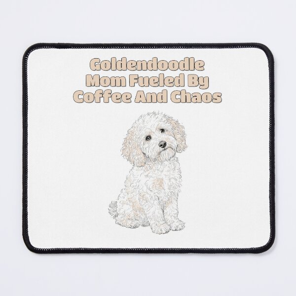 Item preview, Goldendoodle Mom Coffee Chaos Funny Saying Design designed and sold by NatureUnleashed.