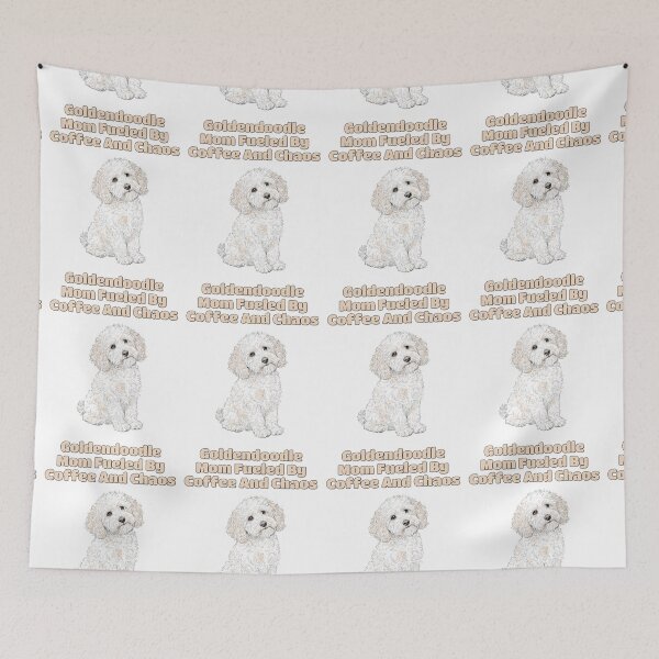 Item preview, Goldendoodle Mom Coffee Chaos Funny Saying Design designed and sold by NatureUnleashed.