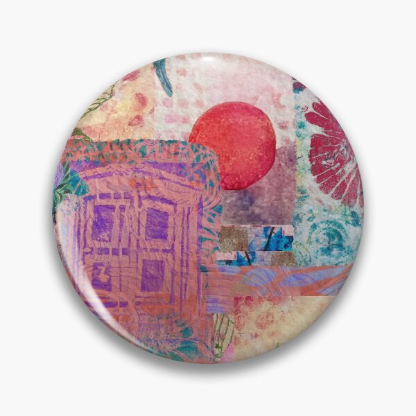 Item preview, Boho Colorful Summer Collage Print designed and sold by Penny Ward Marcus.
