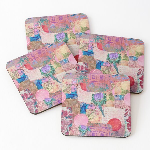 Item preview, Boho Colorful Summer Collage Print designed and sold by Penny Ward Marcus.