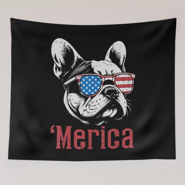 Item preview, 4th Of July Dog French Bulldog Merica Patriot Women Men Kids viral gift designed and sold by ZaDonShop.