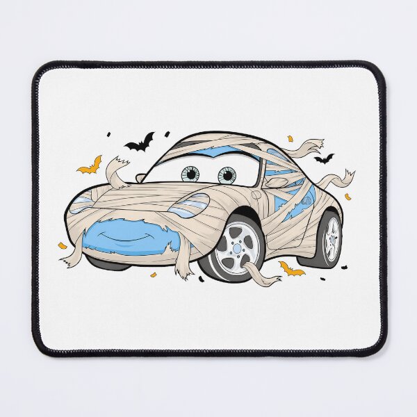 Item preview, Spooky Wrapped Car Halloween Cartoon Illustration designed and sold by DylanDavi30916.