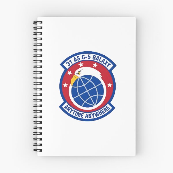 Item preview, USAF 31st Airlift Squadron C-5 Galaxy Emblem Patch designed and sold by CharlieDesings.