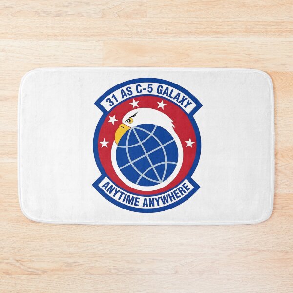 Item preview, USAF 31st Airlift Squadron C-5 Galaxy Emblem Patch designed and sold by CharlieDesings.