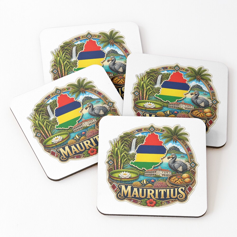 Item preview, Coasters (Set of 4) designed and sold by FunFitsFactory.