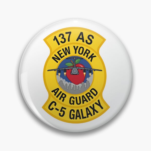 Item preview, USAF 137th Airlift Squadron New York Air National Guard Patch designed and sold by CharlieDesings.