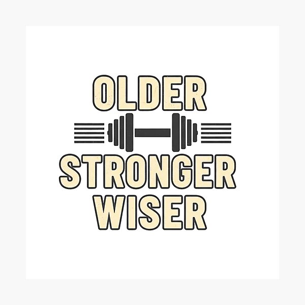 Item preview, OLDER. STRONGER. WISER designed and sold by MaciejErdon.