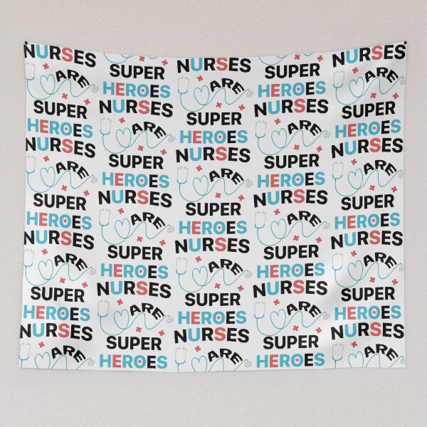 Item preview, Nurses Are Super Heroes designed and sold by BurnPrintsEP.