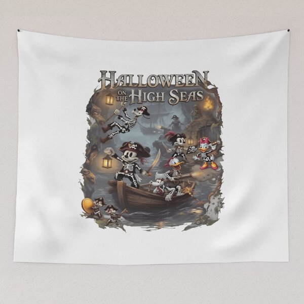 Item preview, Spooky Pirate Halloween Adventure At High Seas designed and sold by SherryMoo94343.
