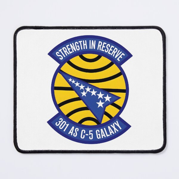 Item preview, USAF 301st Airlift Squadron C-5 Galaxy Emblem Patch designed and sold by CharlieDesings.