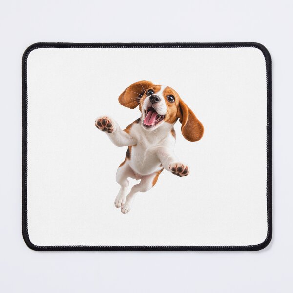 Item preview, Happy Jumping Beagle Puppy - Cute Funny Dog Lover Gift designed and sold by Brandady.