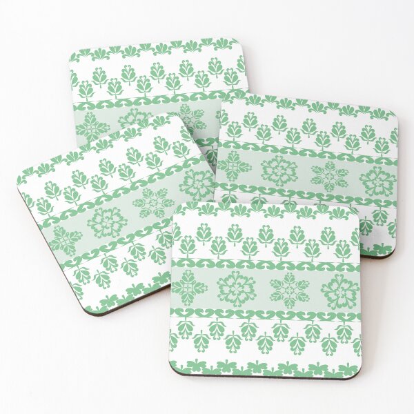 Item preview, Green Ornamental Floral Border and Decorative Pattern Collection designed and sold by Ei-Ei.