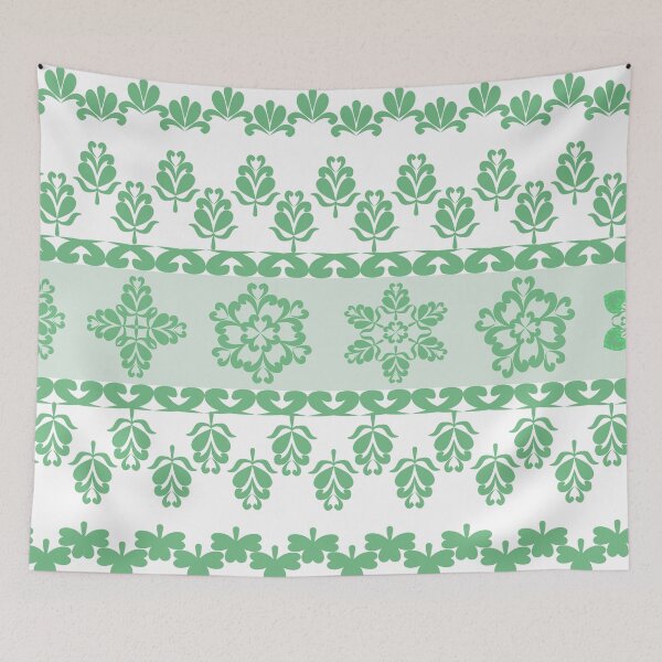 Item preview, Green Ornamental Floral Border and Decorative Pattern Collection designed and sold by Ei-Ei.