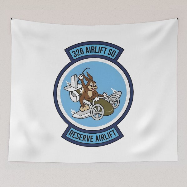 Item preview, USAF 326th Airlift Squadron Emblem Patch designed and sold by CharlieDesings.