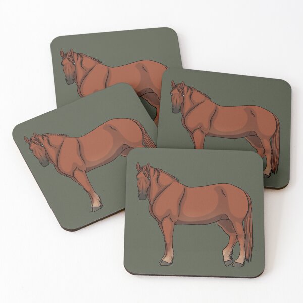 Item preview, Bright Chestnut Suffolk Punch designed and sold by Old Water Cryptid .
