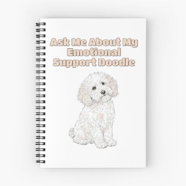 Item preview, Goldendoodle Emotional Support Dog Funny Quote designed and sold by NatureUnleashed.