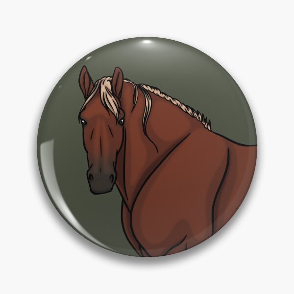 Item preview, Flaxen Red Chestnut Suffolk Punch designed and sold by Old Water Cryptid .