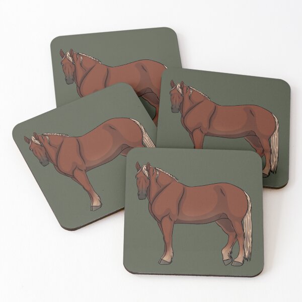 Item preview, Flaxen Red Chestnut Suffolk Punch designed and sold by Old Water Cryptid .