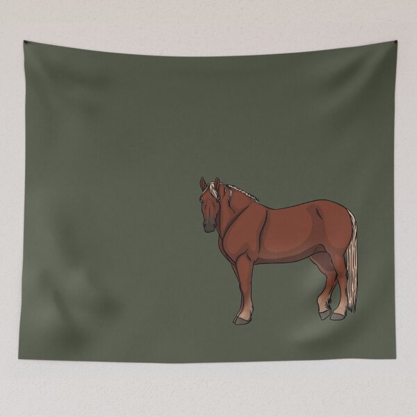 Item preview, Flaxen Red Chestnut Suffolk Punch designed and sold by Old Water Cryptid .