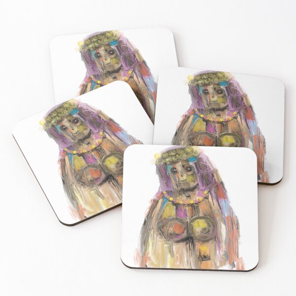 Item preview, African Queen – Abstract Expressionist Portrait designed and sold by Oluartwork .