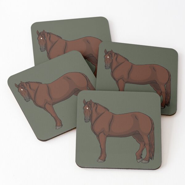 Item preview, Dark Chestnut Suffolk Punch designed and sold by Old Water Cryptid .