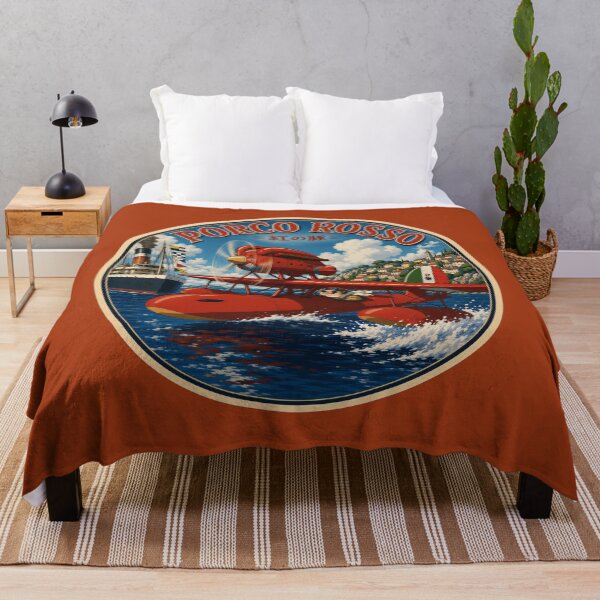 Item preview, Classic illustration of Porco Rosso in a seaplane designed and sold by killem667.