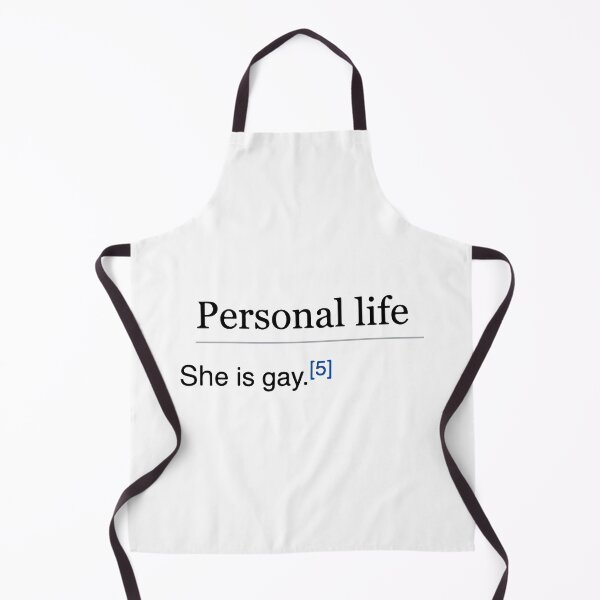 Item preview, She Is Gay Personal Life Wikepedia Topic Funny Meme Quote Lesbian Sapphic Gay LGBTQ QUEER designed and sold by EVGLST.
