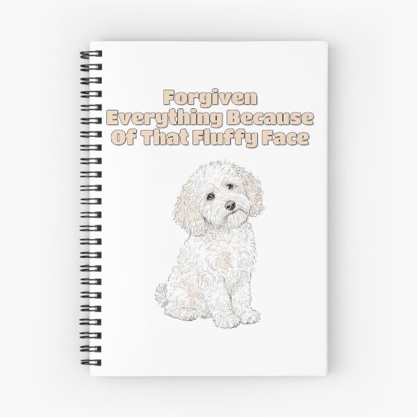 Item preview, Goldendoodle Fluffy Face Forgiven Funny Dog Quote designed and sold by NatureUnleashed.