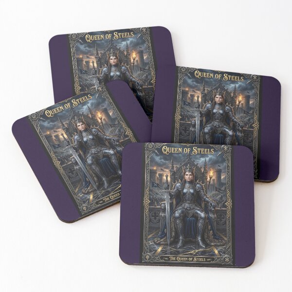 Item preview, Queen of Steels- tarot card designed and sold by Studio77-Gothic.