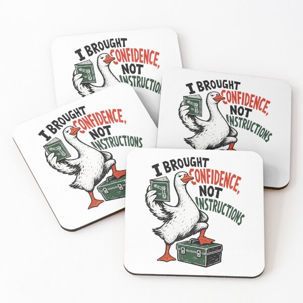 Item preview, Confidence Not Instructions Goose Meme designed and sold by NextLevelThread.