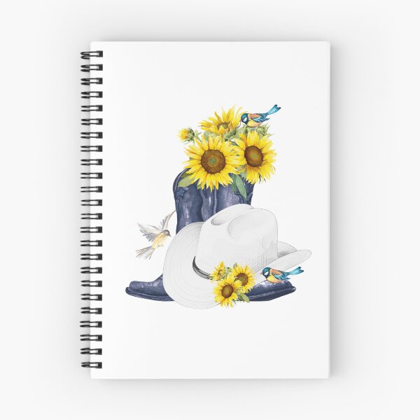 Item preview, Cowboy Boots, Sunflowers & Birds designed and sold by JeweledDesigns.