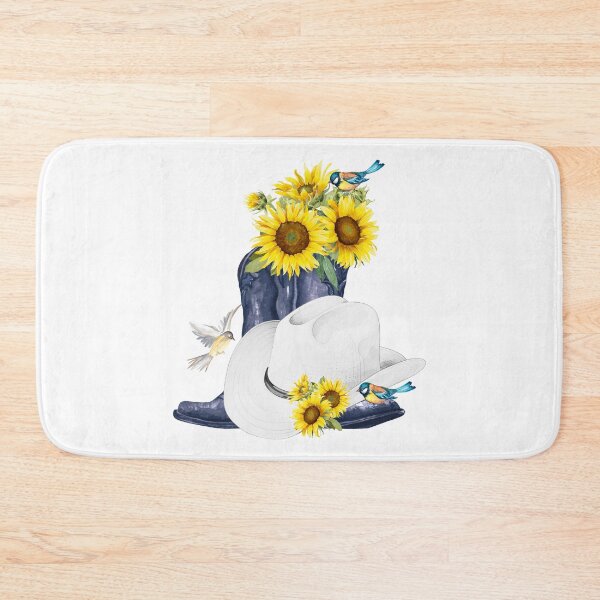 Item preview, Cowboy Boots, Sunflowers & Birds designed and sold by JeweledDesigns.