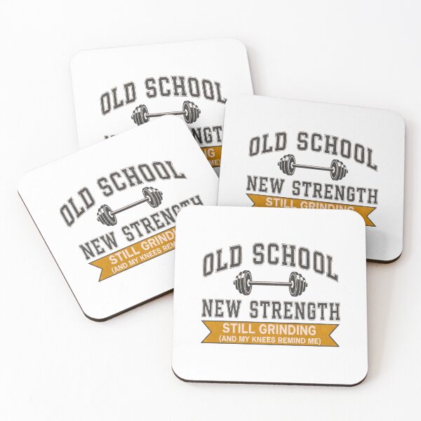 Item preview, OLD SCHOOL. NEW STRENGTH. designed and sold by MaciejErdon.