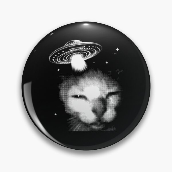 Item preview, Alien Cat Meme UFO Y2K designed and sold by jefferyskinn.